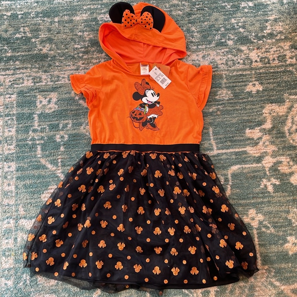 NWT Disney Minnie Halloween Dress Girls Size 18 XXL
